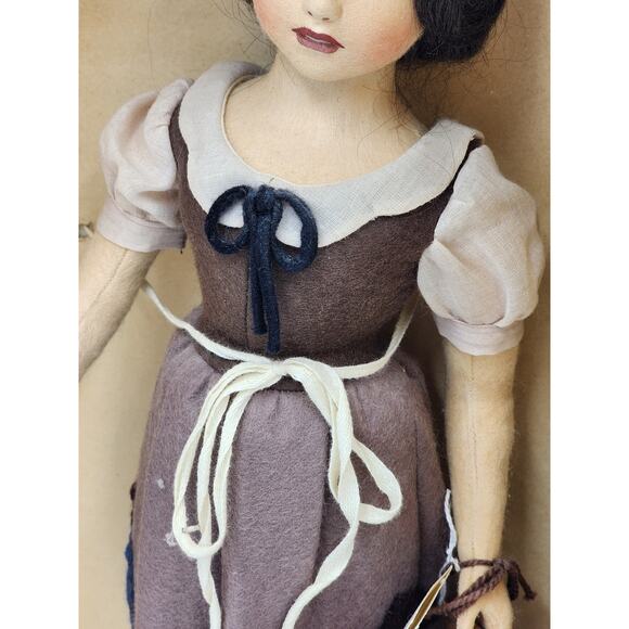 R John Wright Disney Snow White In Rags Princess 0296/1000 Felt Doll Vintage Box - Picture 4 of 16
